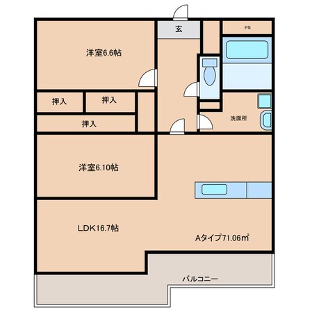 マチスドショパンの物件間取画像